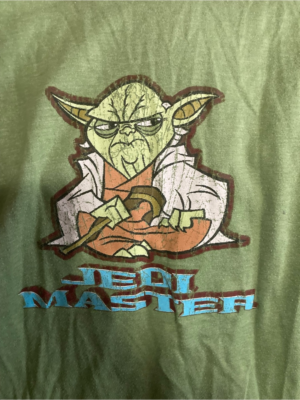 Star Wars Jedi Master Yoda Graphic tee shirt junior sized xl